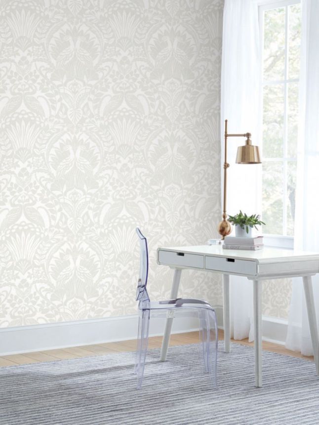 Papiertapete für das Wohnzimmer mit Barockmuster