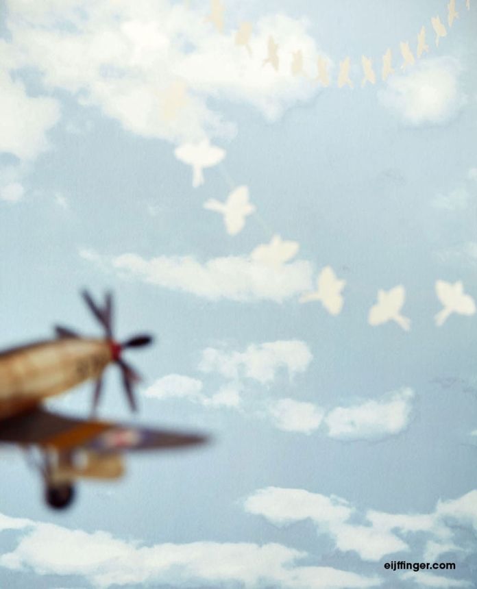 Fototapete - Flugzeuge und Luftballons 364168, Wallpower Junior, Eijffinger