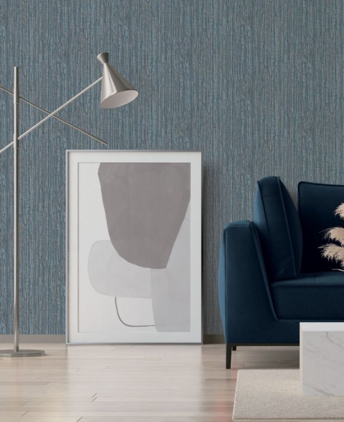 Vliestapete, grau, Stoffimitat, DE120082, Best Sellers, Design ID