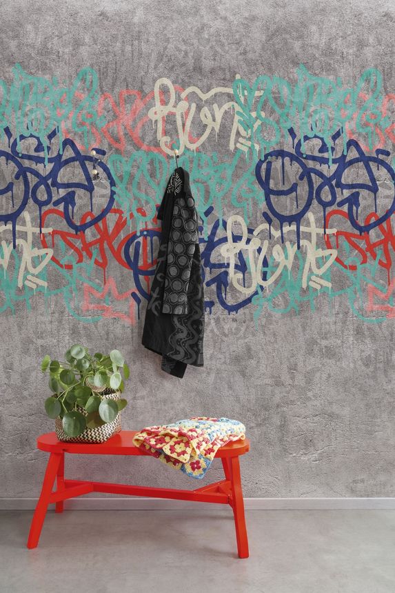 Fototapete Graffiti A35201, 159 x 280 cm, Designer, Murals, Grandeco