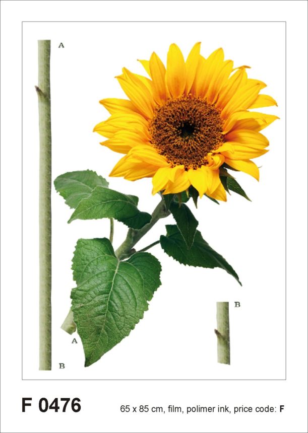 Selbstklebende Wanddekoration F 0476, Sonnenblumen, AG Design