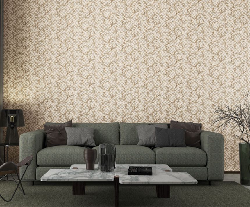 Luxuriöse Vliestapete mit Ornamenten M50515, Mini Classic, Zambaiti Parati