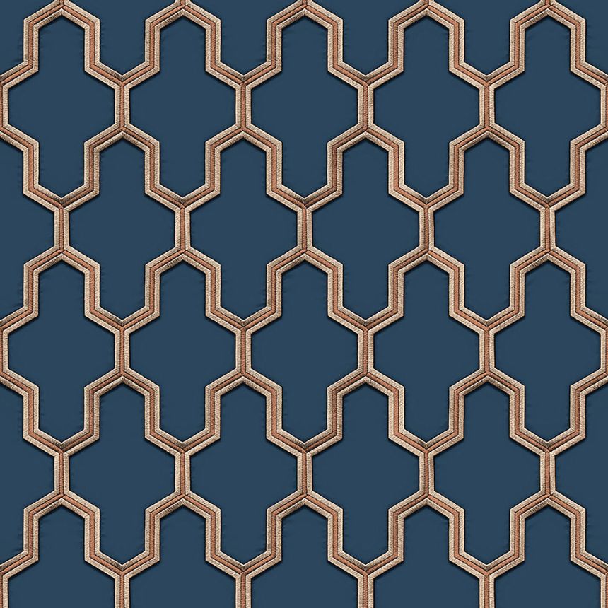 Luxustapete mit geometrischen Mustern WF121027, Wall Fabric, ID Design