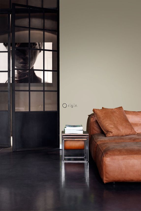 Einfarbige metallische goldbraune Tapete 345706, City Chic, Origin 