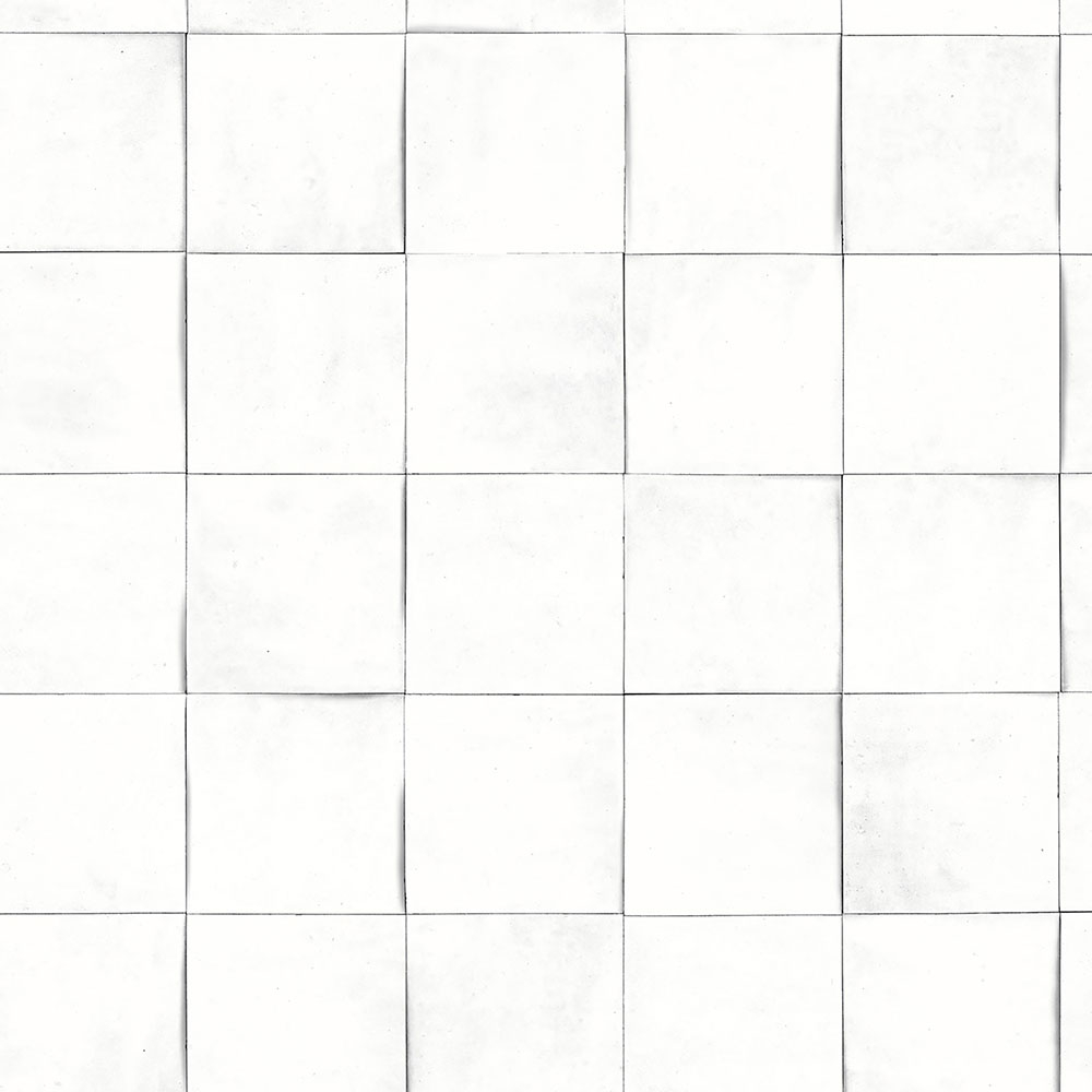 Weiße geometrische abwaschbare Tapete 45727 Zellige, Marburg