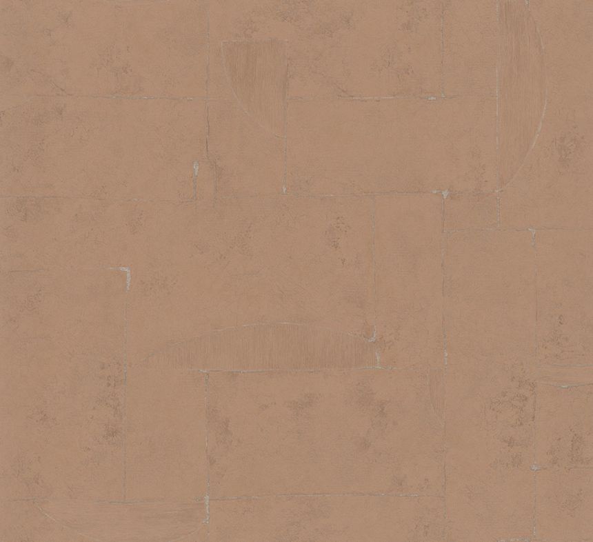 Orange Tapete, geometrisches Muster 33728, Papis Loveday, Marburg