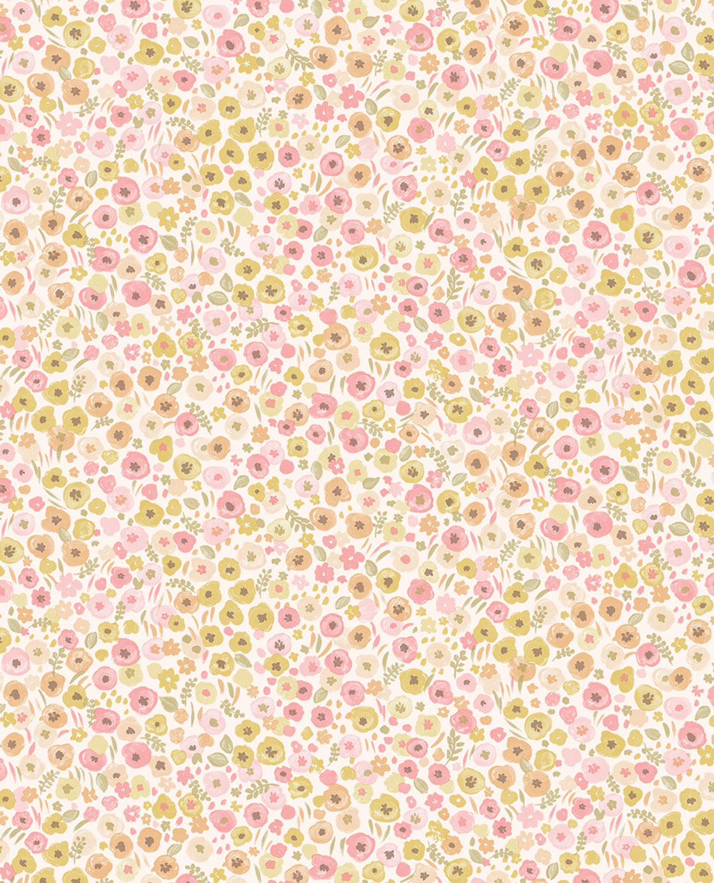 Beige-rosa Blumentapete 323062, Explore, Eijffinger