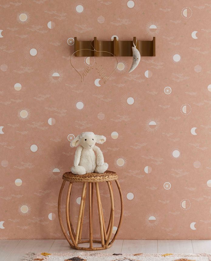 Beige Kindertapete Universum 323081 Explore Eijffinger