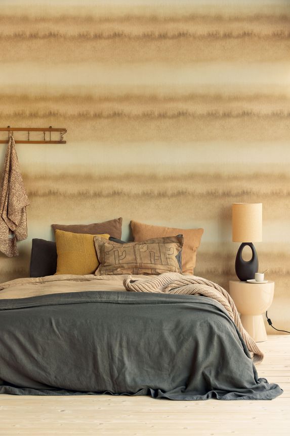 Beige gestreifte Tapete, 324025, Embrace, Eijffinger