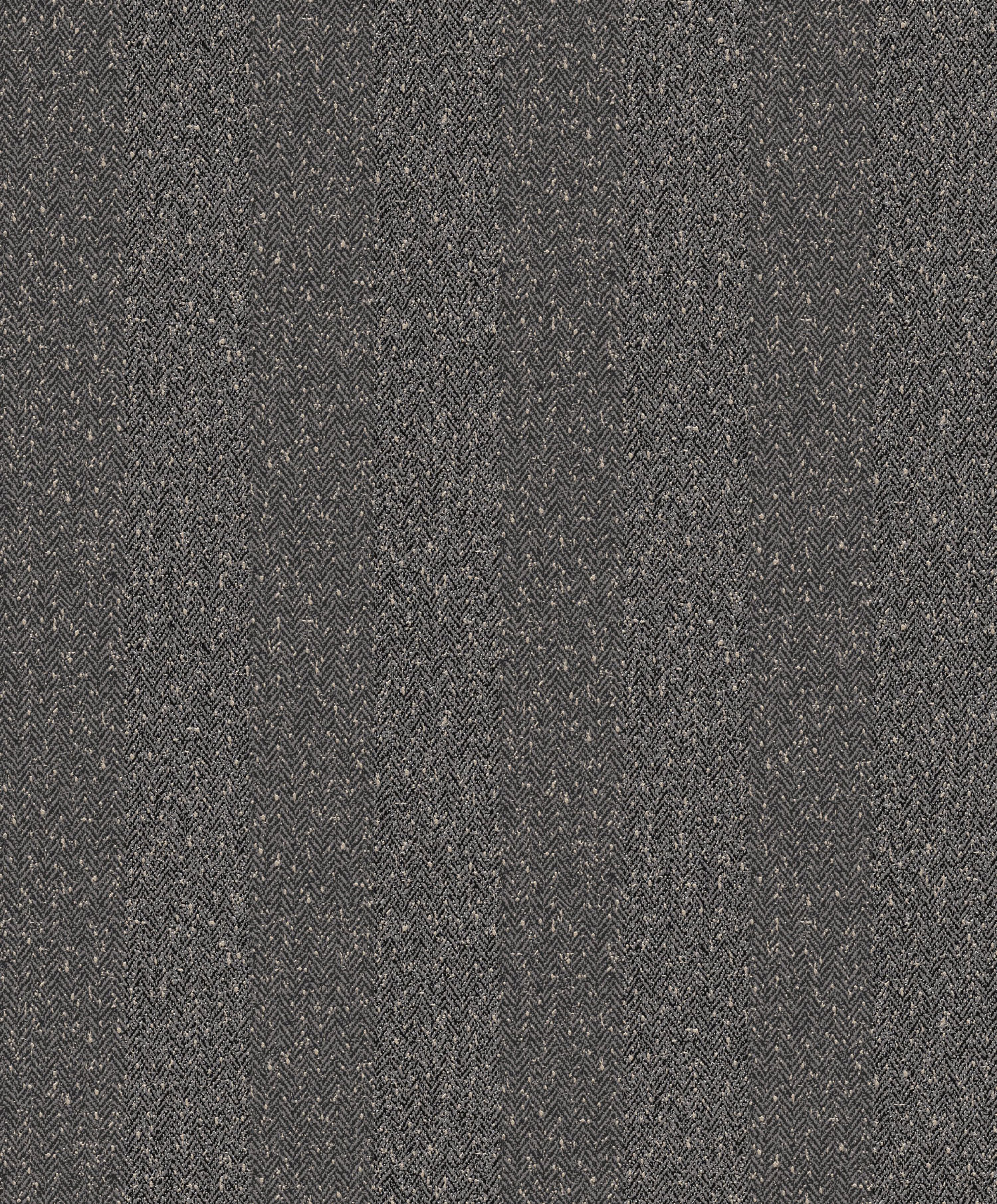 Schwarze Tapete, Imitation von gestreiftem Tweed-Stoff, ILA605, Aquila, Khroma by Masureel