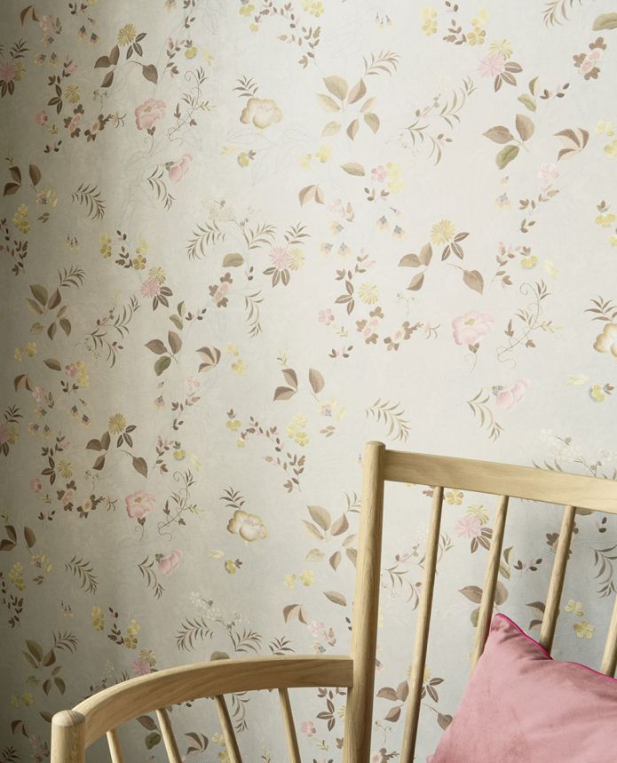 Beige Blumentapete,  333130  Pip Studio 6,  Eijffinger