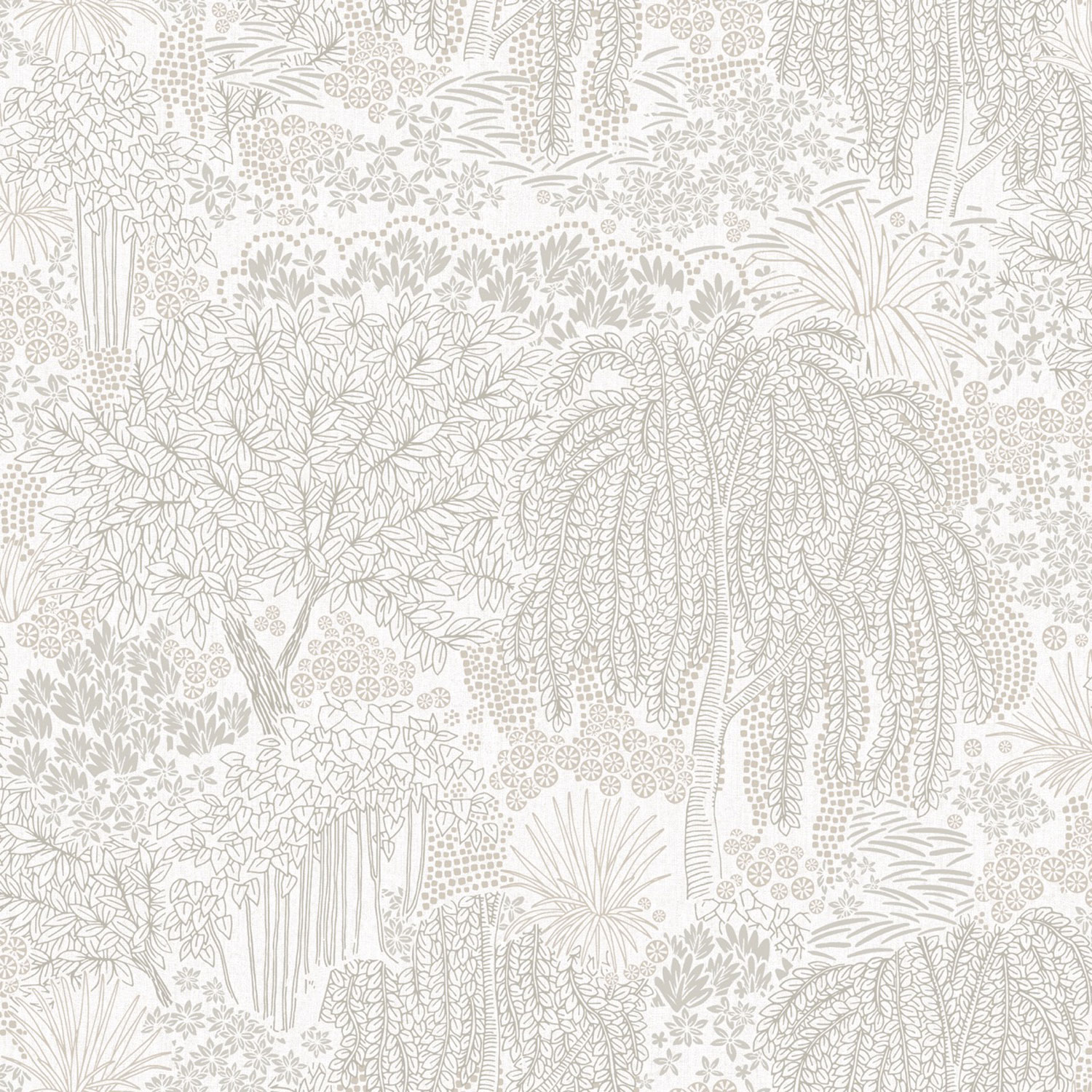 Metallische Tapete, Bäume, Blätter, AL26260, Allure, Decoprint