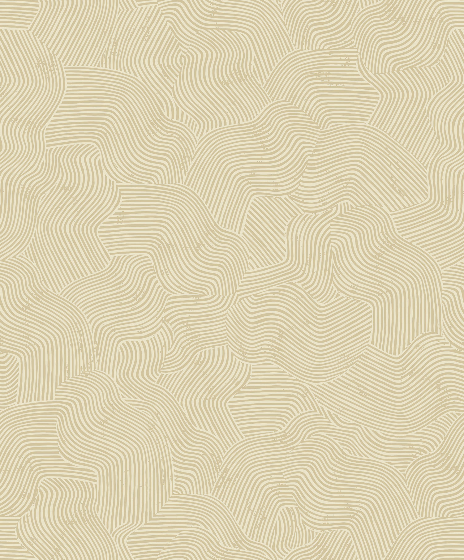 Cremefarbene Tapete mit geometrischen Mustern, BA26090, Brazil, Decoprint