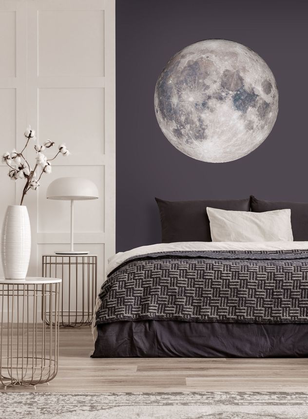 Vorgeklebte Vliestapete, Dekoration Mond, PLC060, Platinum Shapes, Decoprint