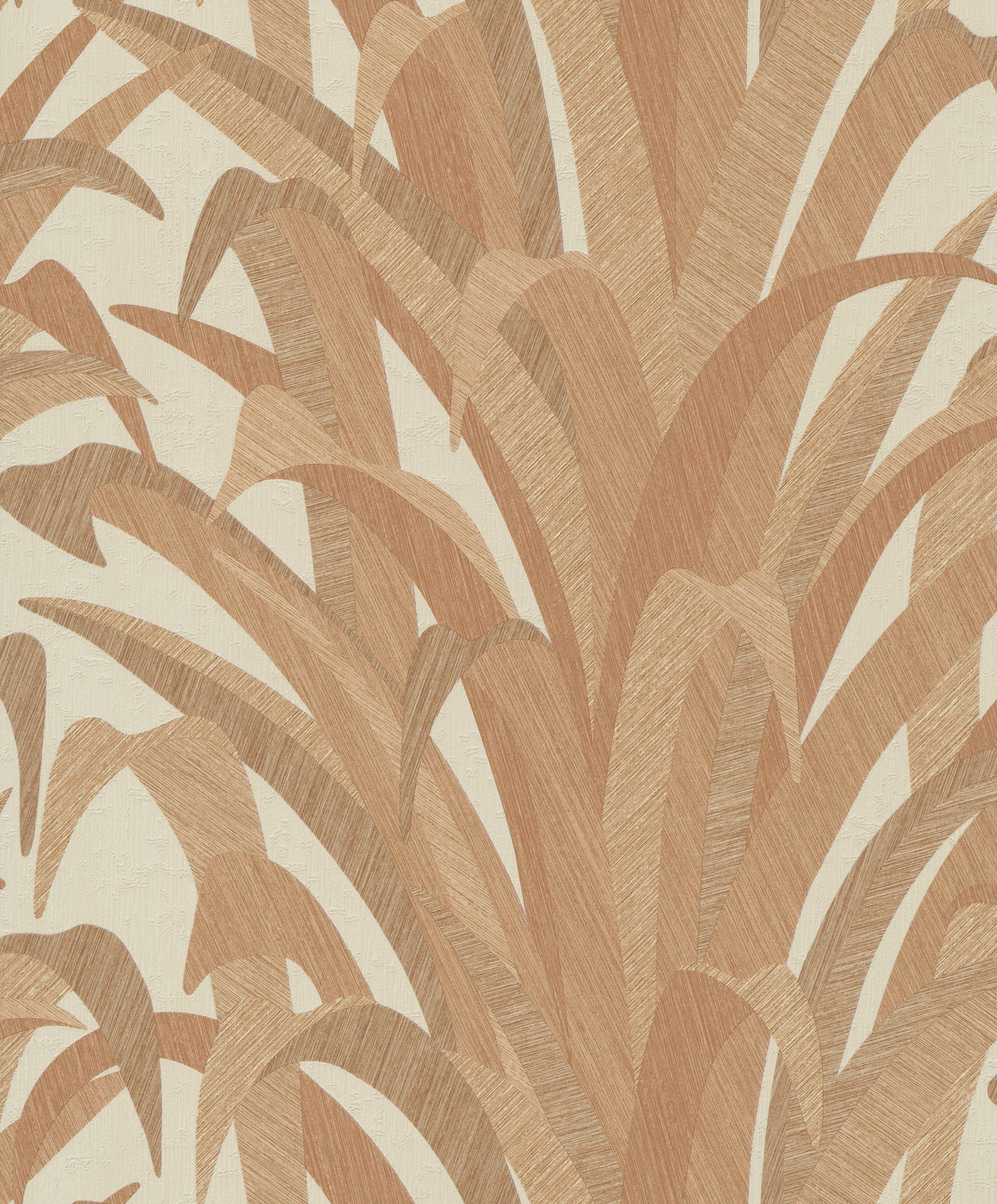 Braungoldene Tapete mit Grasblättern, CU3011, Cumaru, Grandeco