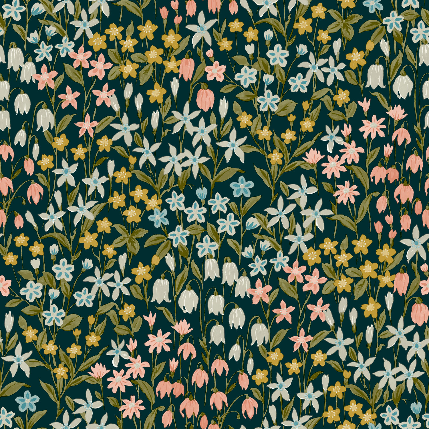 Tapete mit Blumen, A64102 Ciara Grandeco