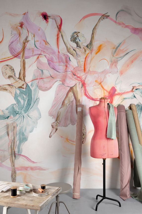 Grafische Fototapete, Ballerinas, ML2201, Mural Young Edition, Grandeco