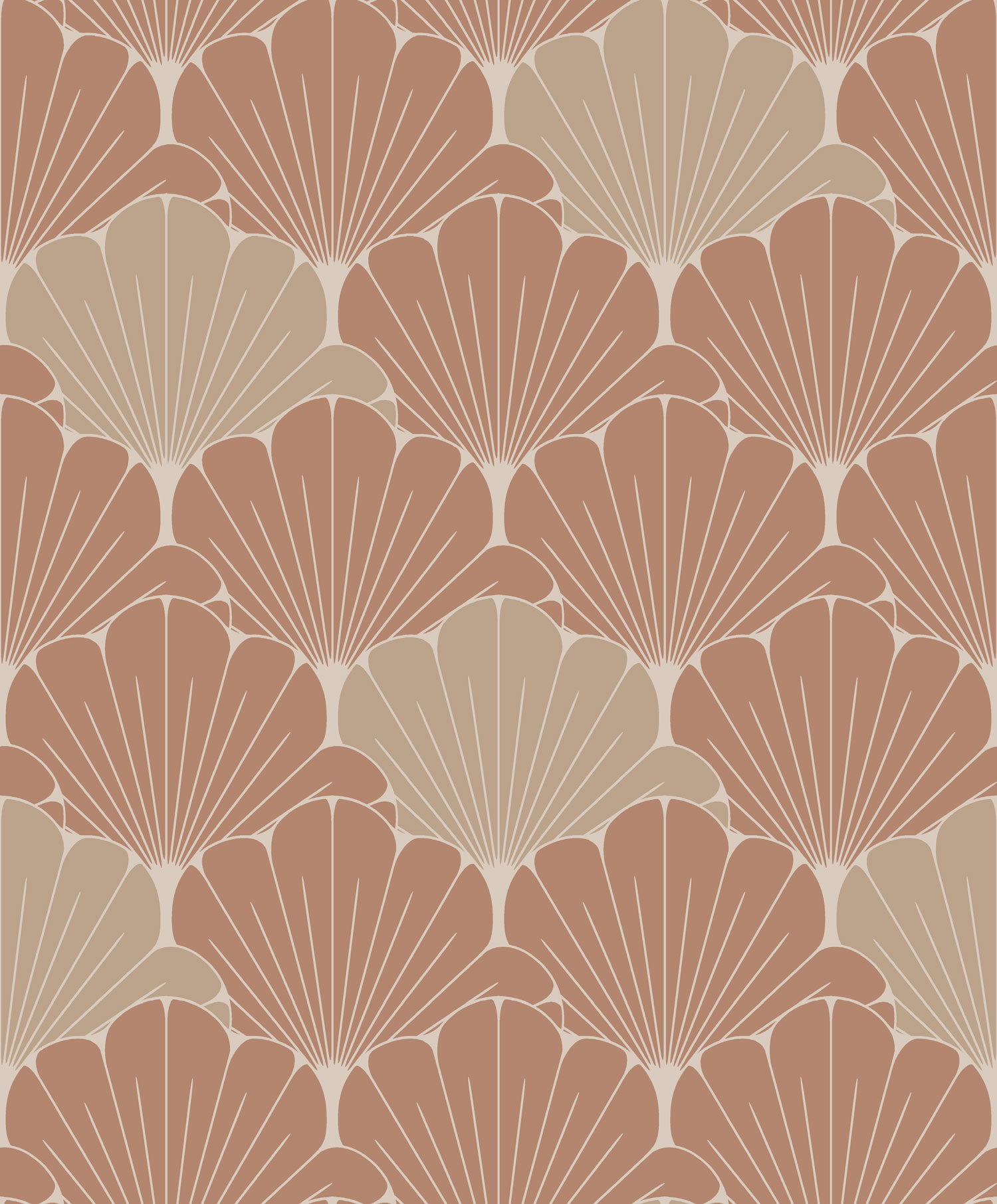 Braune und goldene Blumentapete, M64005, Elegance, Ugepa