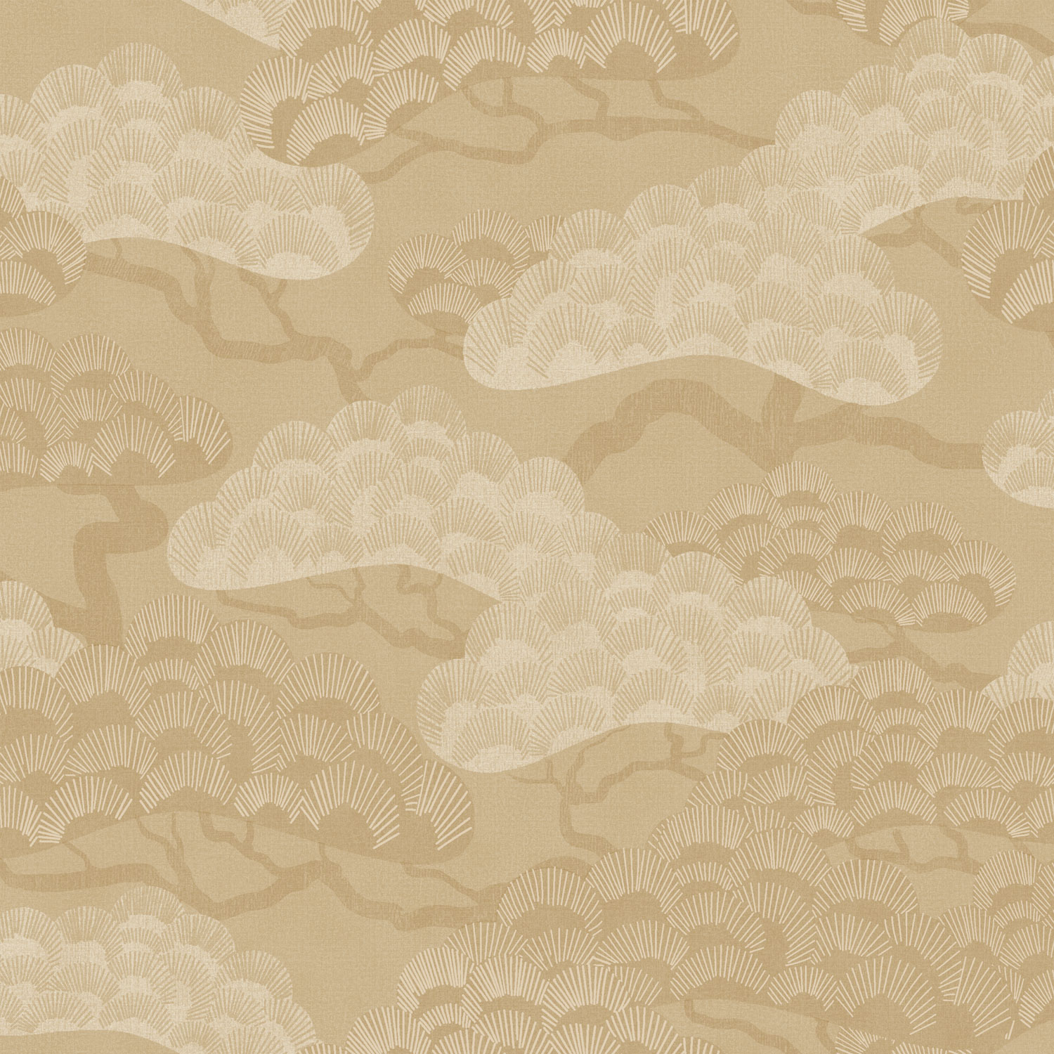 Beige Tapete, Zweige, Bäume, M64402, Elegance, Ugepa