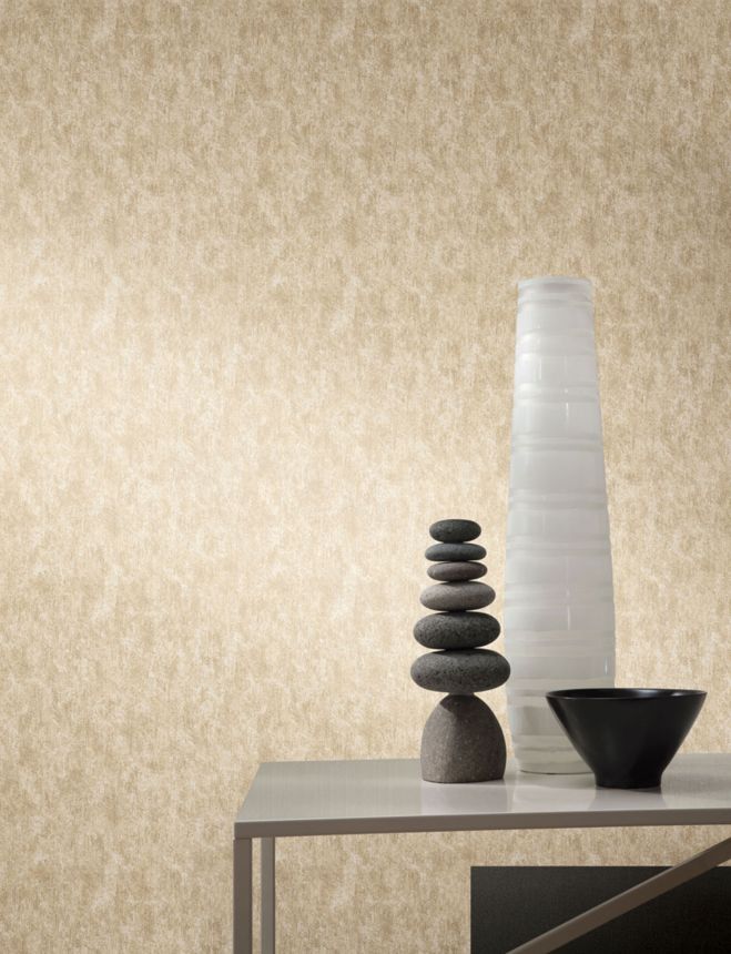 Beige-goldene Tapete, WP-1157, Modern Metals, York