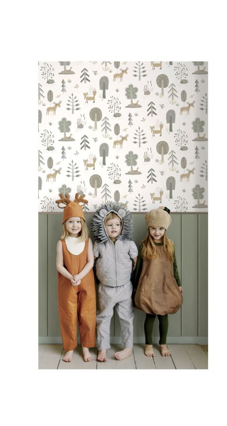 Kindertapete, Tiere, Pflanzen, 14802, Happy, Parato