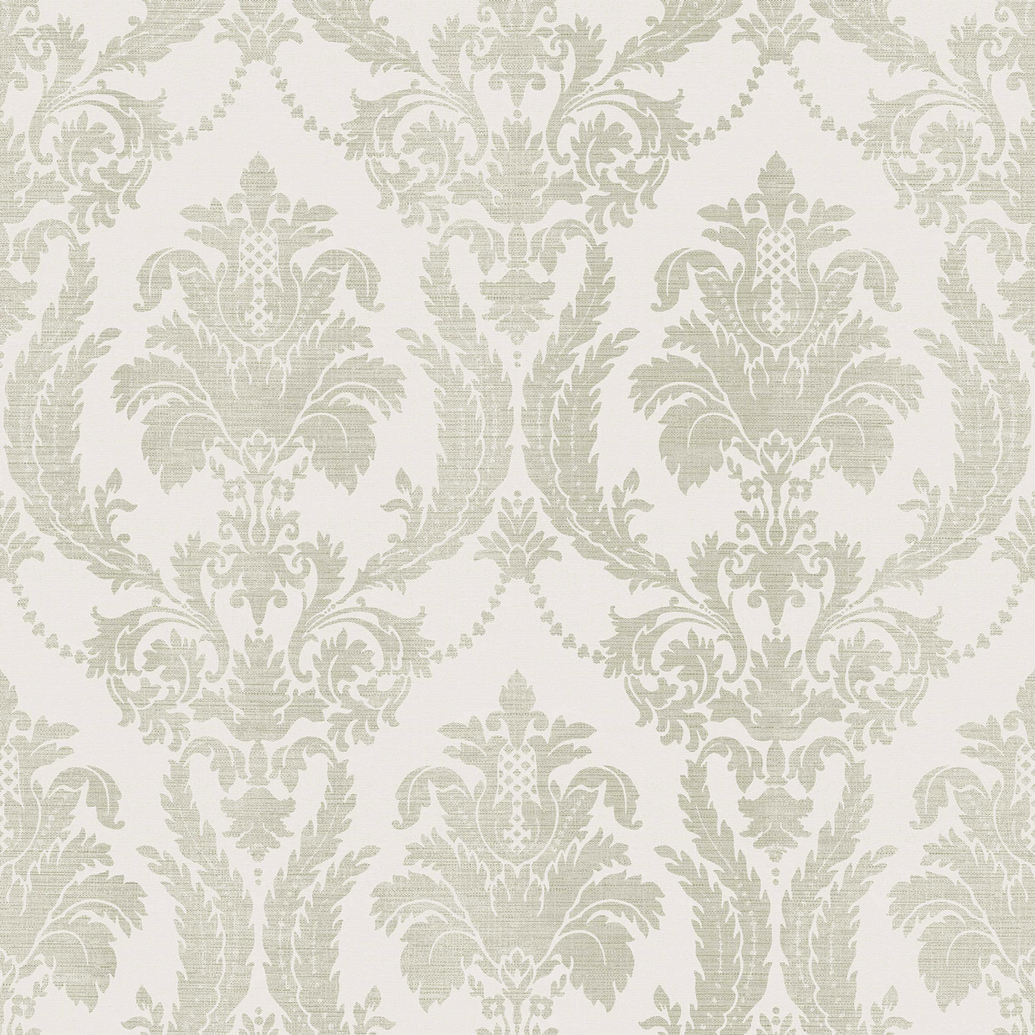 Cremegrüne Barocktapete, 28805, Thema, Cristiana Masi by Parato