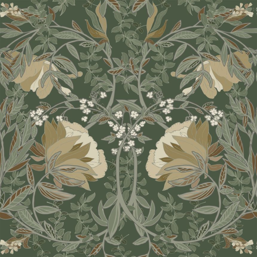 Jugendstil Blumentapete, 139420, Vintage Flowers, Esta Home