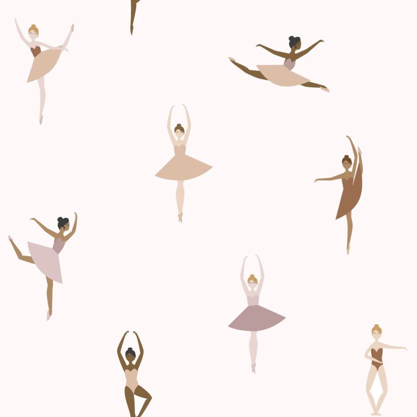 Kindertapete mit Ballerinas, 139536, To the Moon and Back, Esta Home