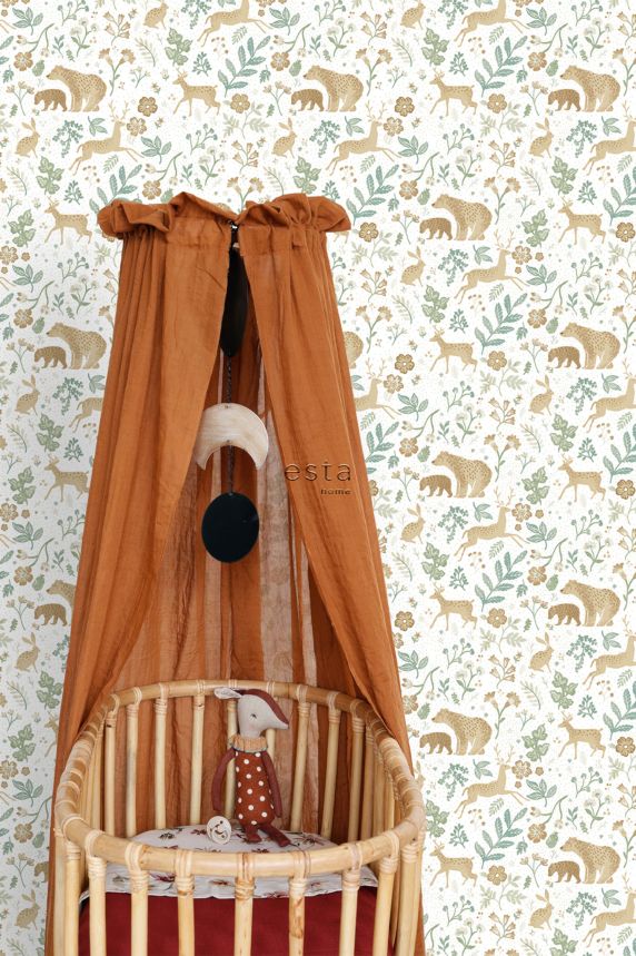 Kindertapete mit Tieren, 139586, To the Moon and Back, Esta Home