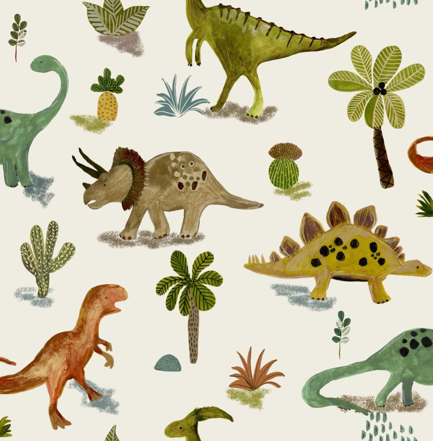 Kindertapete mit Dinosauriern, 118331, Next