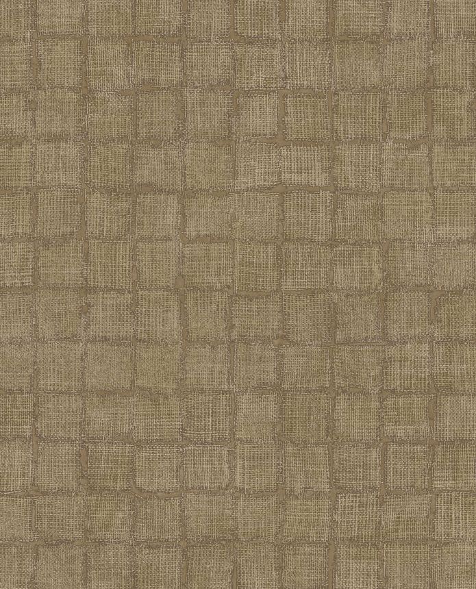 Braune Tapete, Stoffimitat, 333453, Emerald, Eijffinger