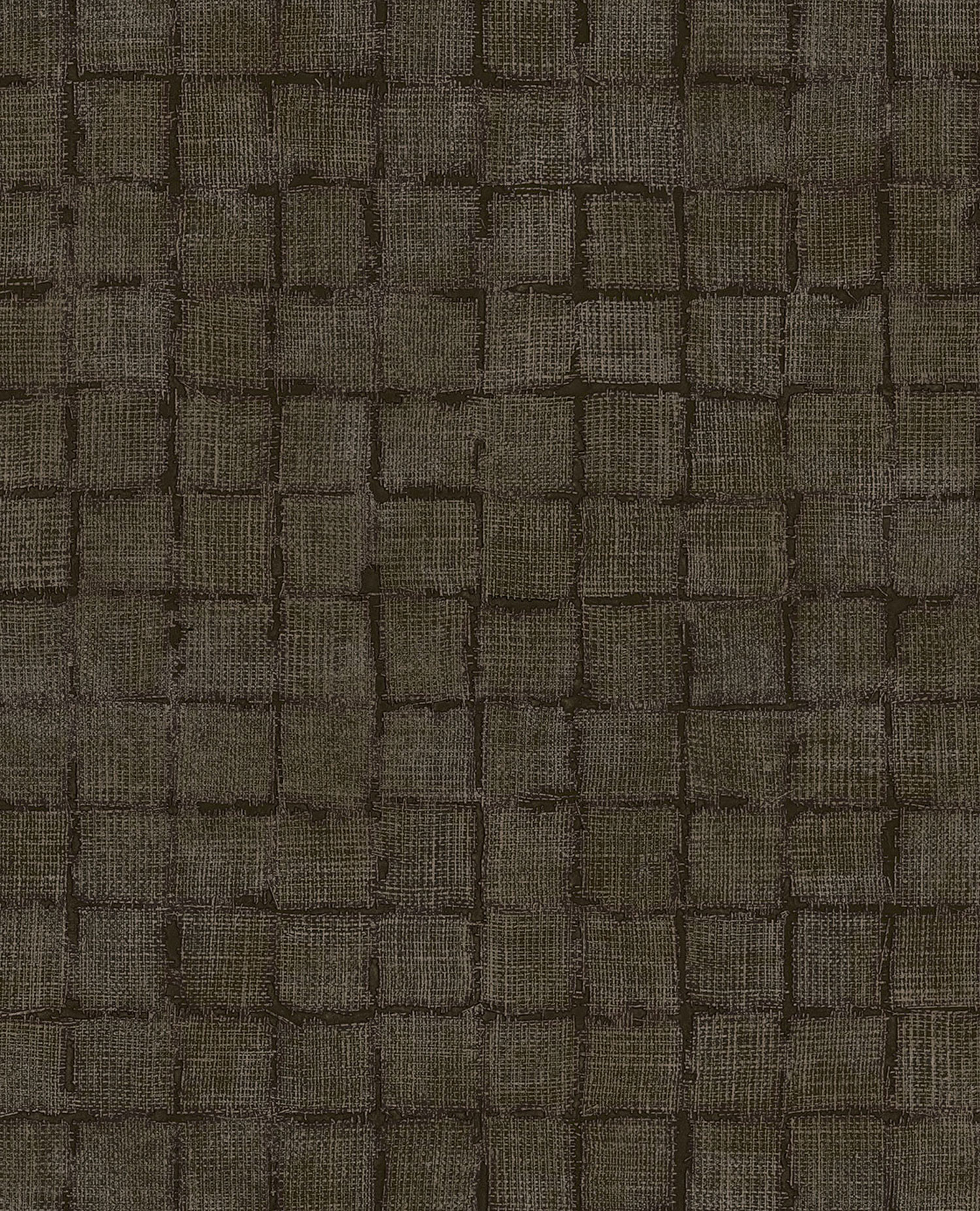 Braune Tapete, Stoffimitat, 333458, Emerald, Eijffinger