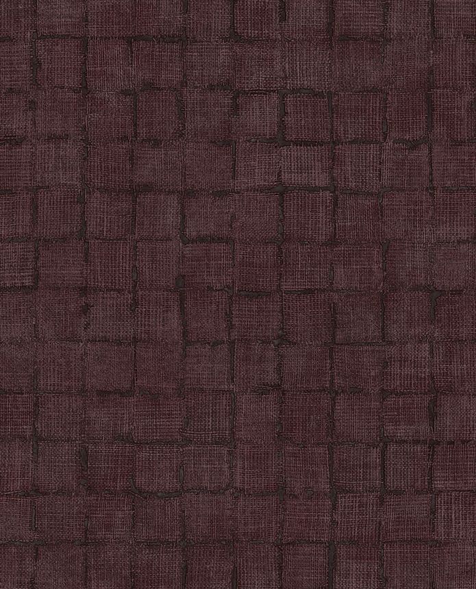 Weinrote Tapete, Stoffimitat, 333459, Emerald, Eijffinger