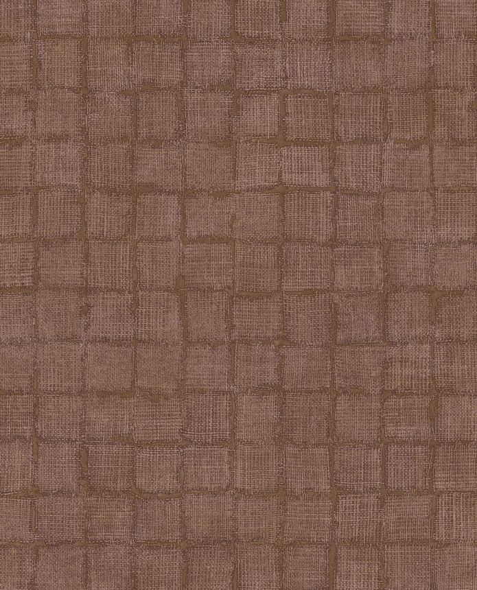 Braune Tapete, Stoffimitat, 333460, Emerald, Eijffinger