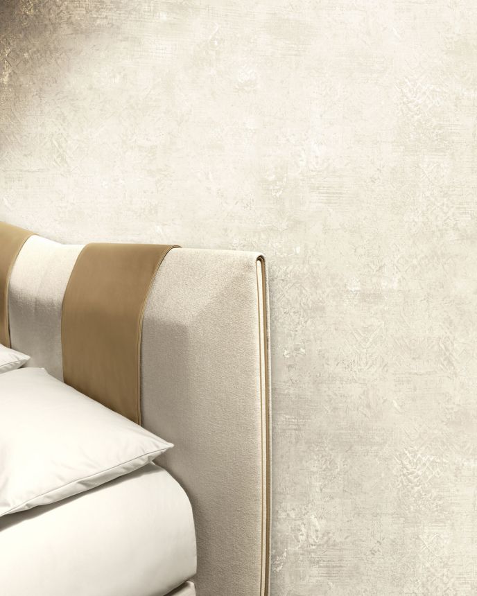 Goldene Luxustapete, Stuckputz Z18933, Trussardi 7, Zambaiti Parati