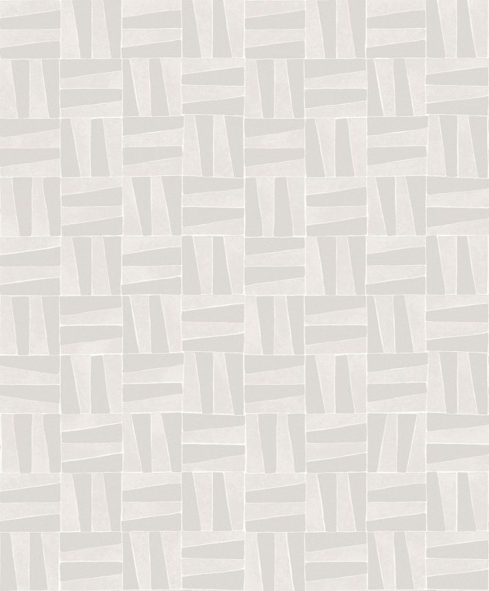 Beige Tapete mit geometrischem Muster, YSA204, Mysa, Khroma by Masuree