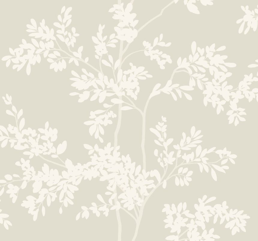 Beige Vliestapete mit Zweigen, BL1805, Blooms Second Edition Resource Library, York
