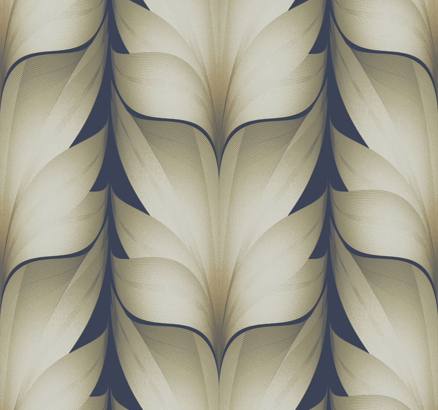 Blau-beige geometrische Vliestapete, EV3956, Candice Olson Casual Elegance, York