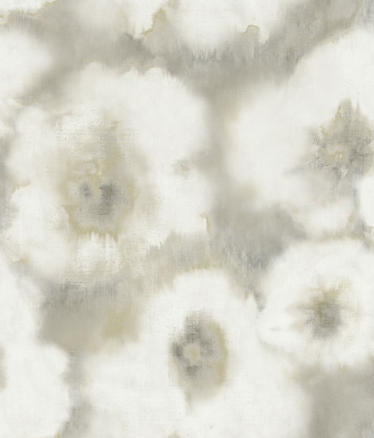 Grau-beige florale Vliestapete, EV3962, Candice Olson Casual Elegance, York