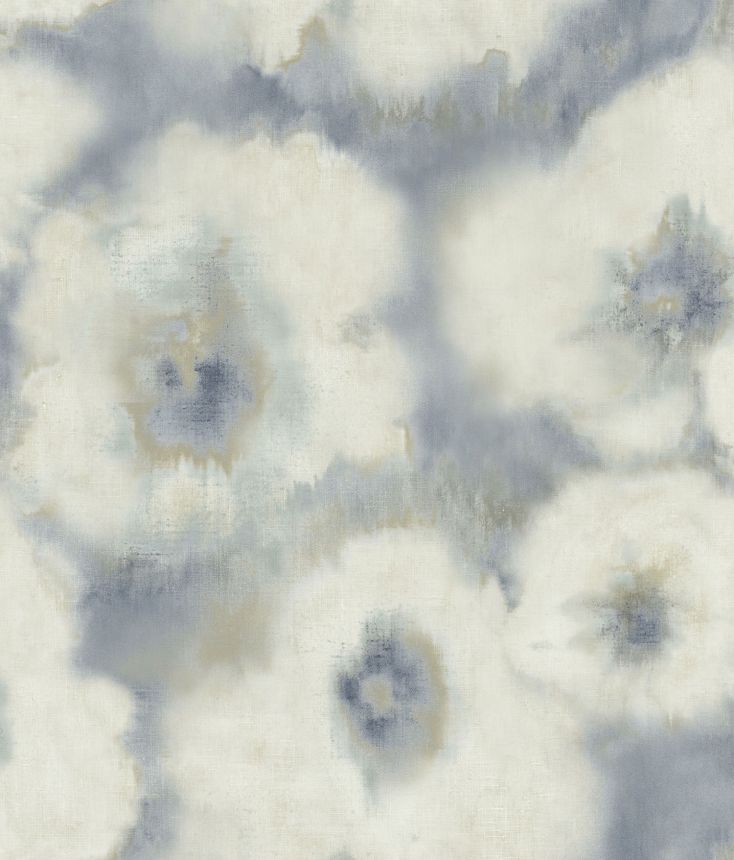 Blaubeige florale Vliestapete, EV3964, Candice Olson Casual Elegance, York
