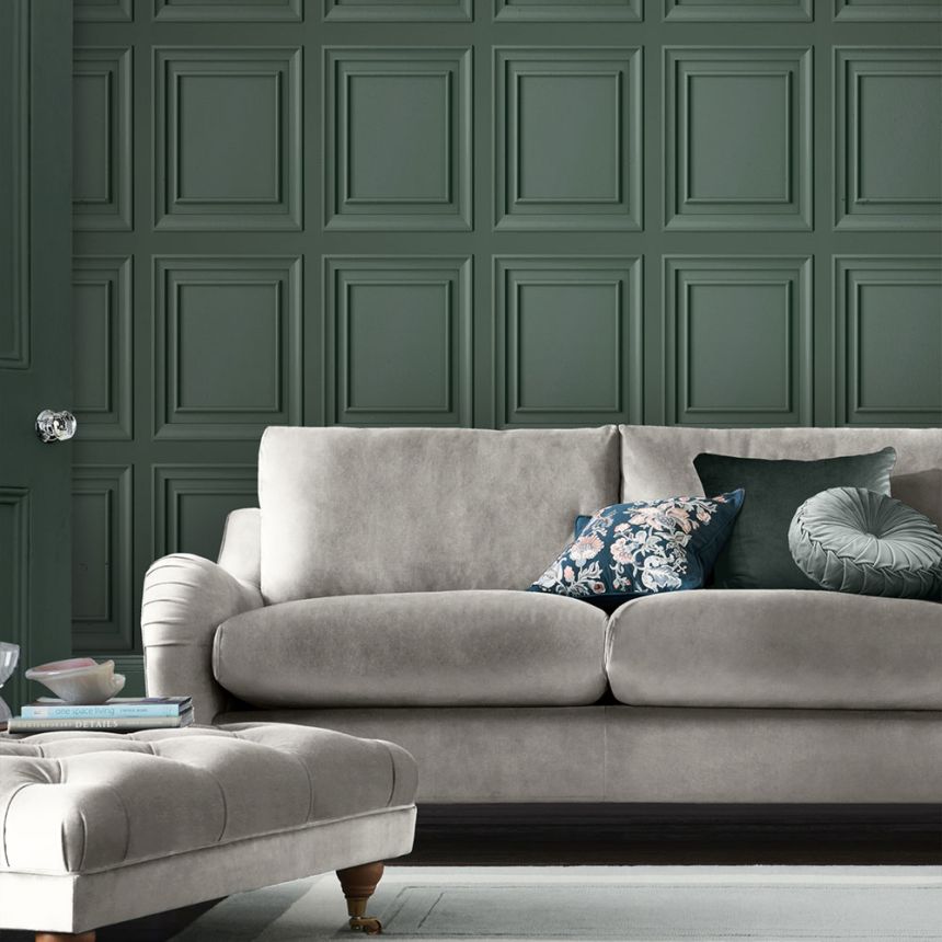 3D-Tapete in Silber, 119845, Laura Ashley 3