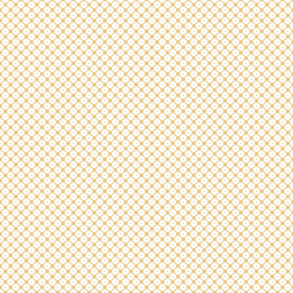 Weiß-gelbe Vliestapete, Gittermuster, 119849, Laura Ashley 3