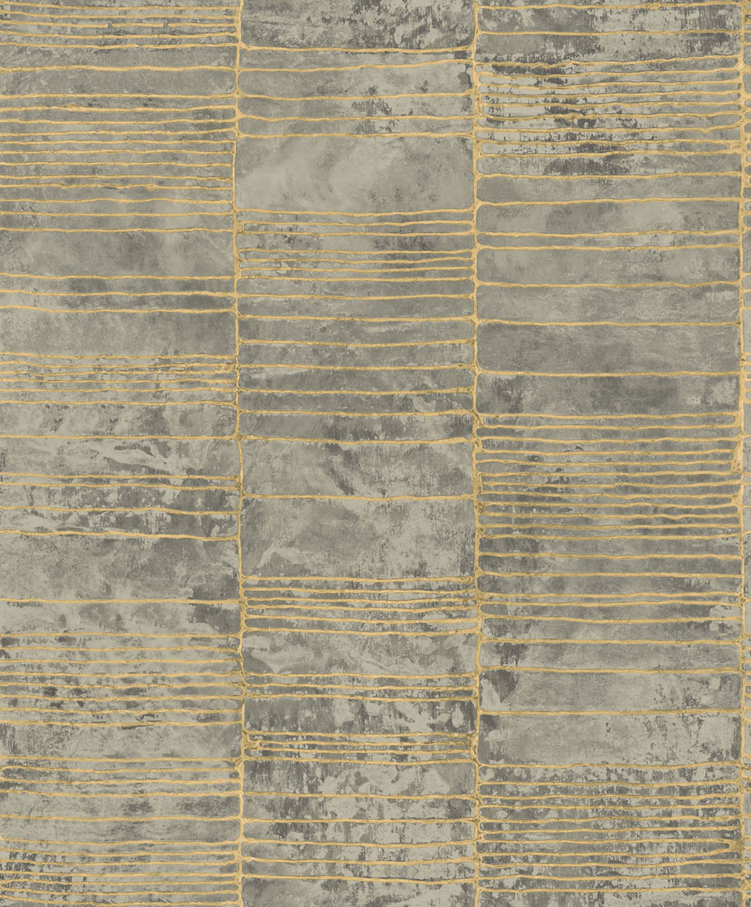 Graue Luxustapete mit geometrischem Muster, 57407, Aurum II, Limonta