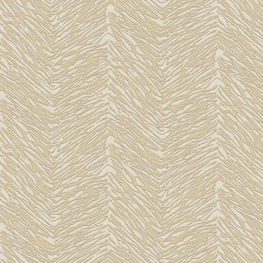 Beige-goldene Vliestapete 07705, Makalle II, Limonta