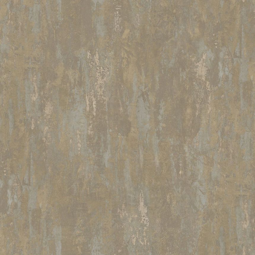 Gold-silberne Vliestapete, Stuckmotiv,78628, Makalle II, Limonta