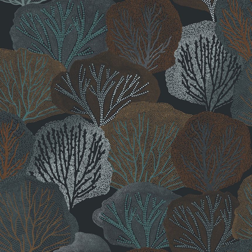Blaue Vliestapete, Bäume, 121446, New Eden, Graham&Brown Premium