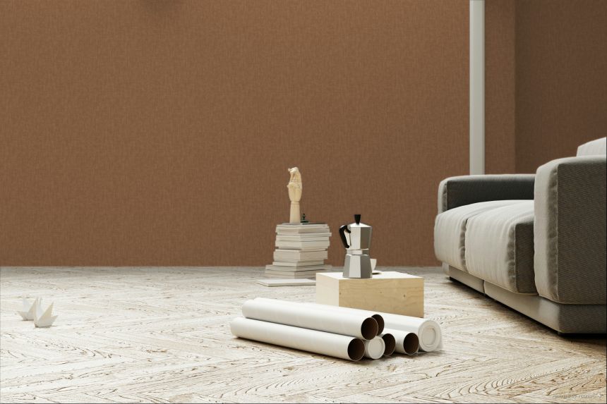 Tapete, braun, Stoffoptik, 30198, Energie, Pictura, Top Stripes, Parato by Cristiana Masi