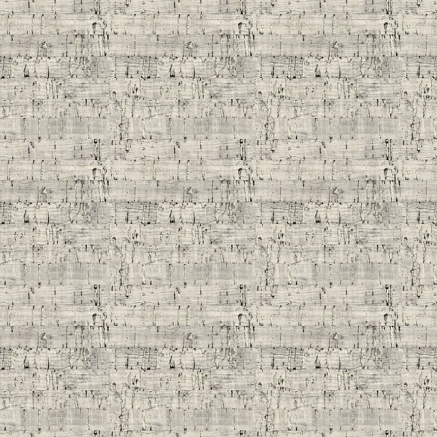 Tapete in grau-silberner Korkoptik, NHW1026, Perla, Decoprint