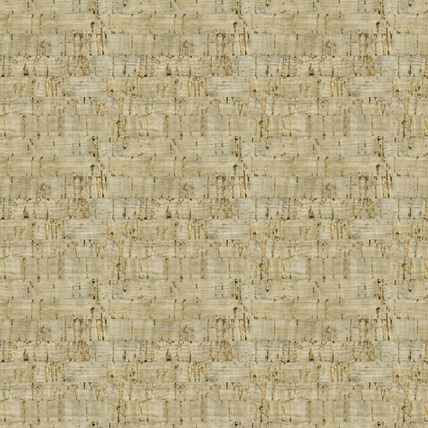 Tapete in beige-bronzener Korkoptik, NHW1027, Perla, Decoprint