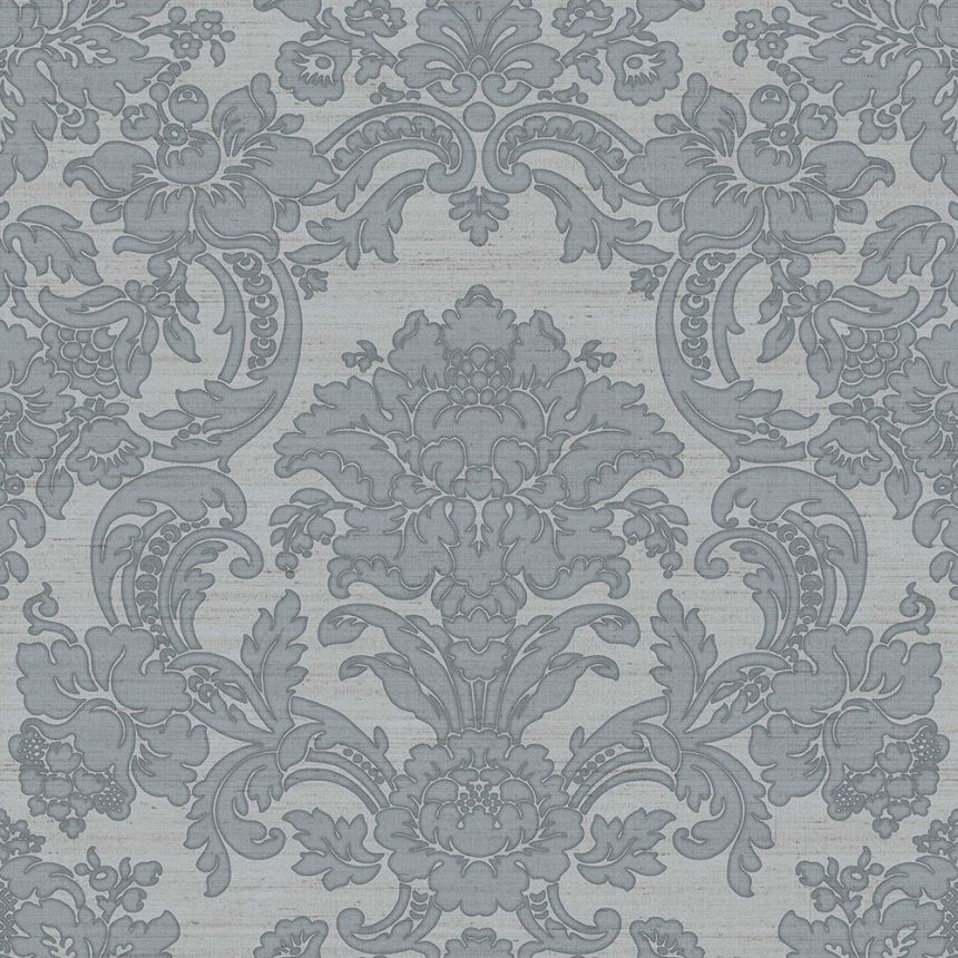 Graublaue Barocktapete, 33346, Tradizioni, Cristiana Masi by Parato